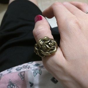 Gothic styled Rose Ring
